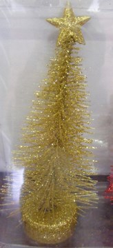 THIN GOLD GLITTER TREE